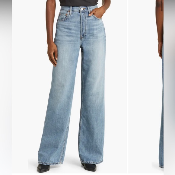 Re/done 70’s Jeans Sunfaded Flow - Picture 6 of 7